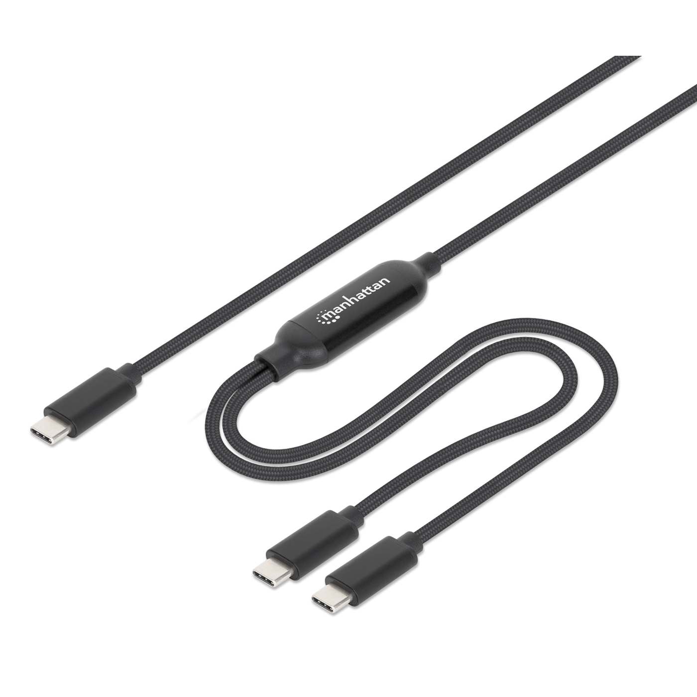 Dual USB-C Ladekabel 100 W, 2 m Image 1