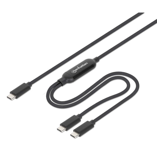 Dual USB-C Ladekabel 100 W, 2 m Image 1