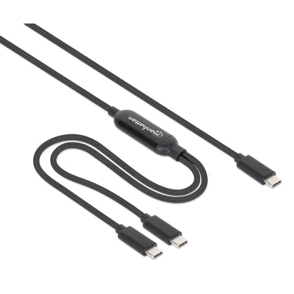Dual USB-C Ladekabel 100 W, 2 m Image 4