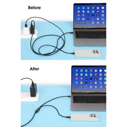 Dual USB-C Ladekabel 100 W, 2 m Image 6