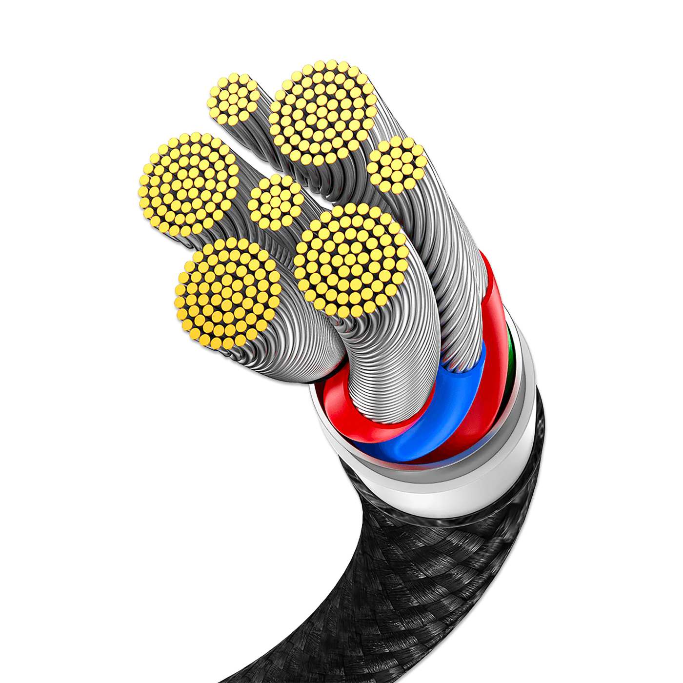 Dual USB-C Ladekabel 100 W, 2 m Image 7