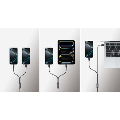 Dual USB-C Ladekabel 100 W, 2 m Image 9