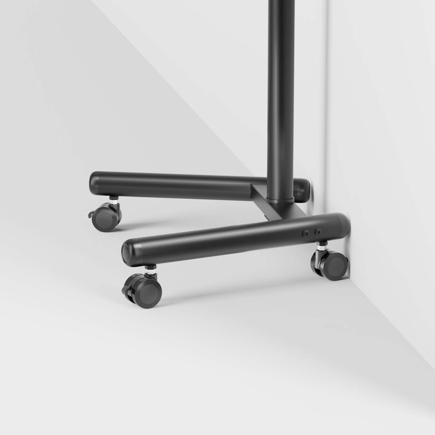 Kompakter TV- und Monitorständer auf Rollen für 13 bis 50 Zoll, neigbar und höhenverstellbar Image 13