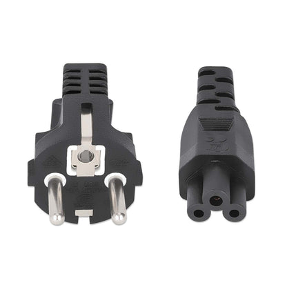 Stromkabel C5 auf Schutzkontakt EU CEE 7/7, 3 m Image 3