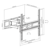 TV-Wandhalterung, neigbar und schwenkbar, für 32" bis 70" Image 10