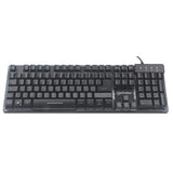 USB-Gaming-Tastatur mit LEDs und Metallunterseite Image 4