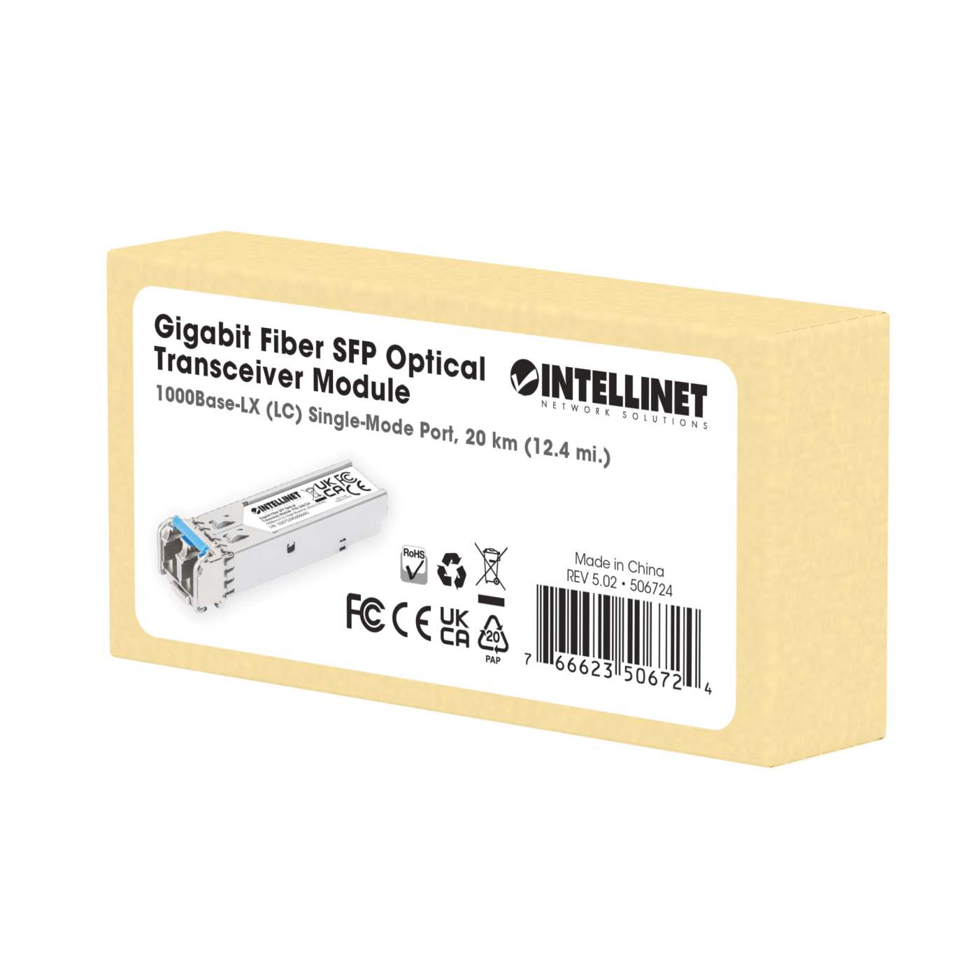 Gigabit SFP-Modul / Mini-GBIC Transceiver für LWL-Kabel Packaging Image 2