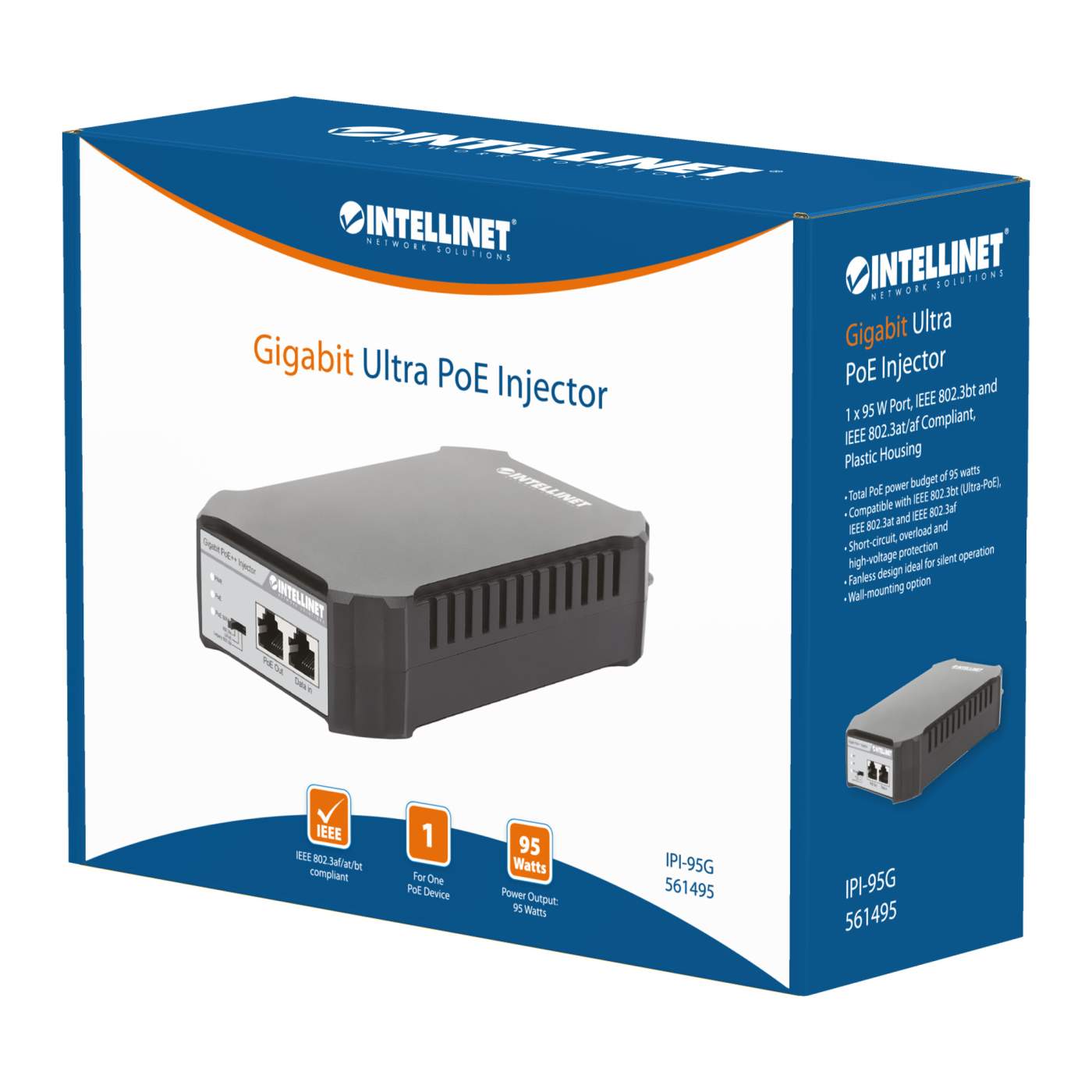 Gigabit PoE++ Injektor Packaging Image 2