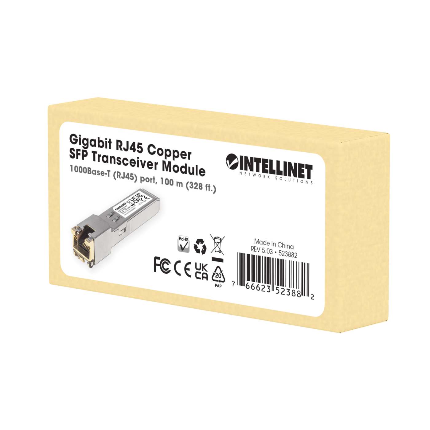 Gigabit SFP-Modul / Mini-GBIC Transceiver für RJ45-Kabel Packaging Image 2