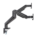 Tischhalterung mit mechanischer Feder und besonders hoher Traglast für zwei Monitore, Aluminium Image 10