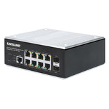 8-Port Gigabit Ethernet PoE+ Web-Managed Industrie-Switch mit 2 SFP-Ports Image 1