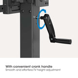Multimedia TV-Ständer auf Rollen, werkzeuglos höhenverstellbar, für 60" bis 120" Großbildschirme Image 6