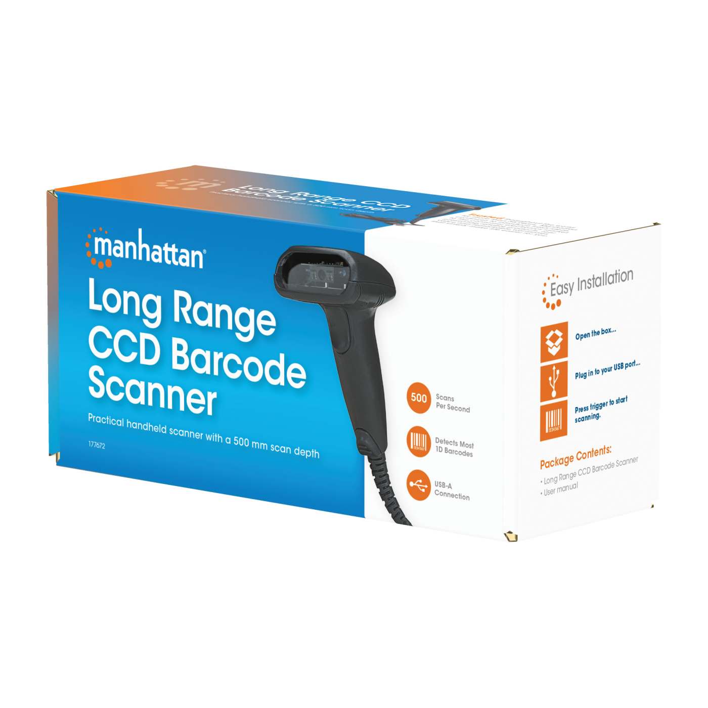 CCD Long Range Barcodescanner Packaging Image 2