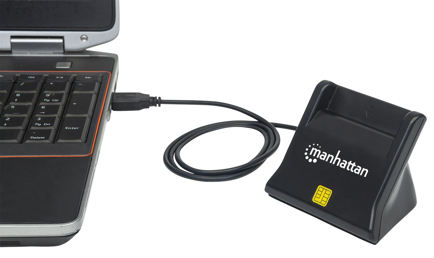 USB-A Chipkartenleser / Smartcard-Lesegerät mit Standfuß Image 6