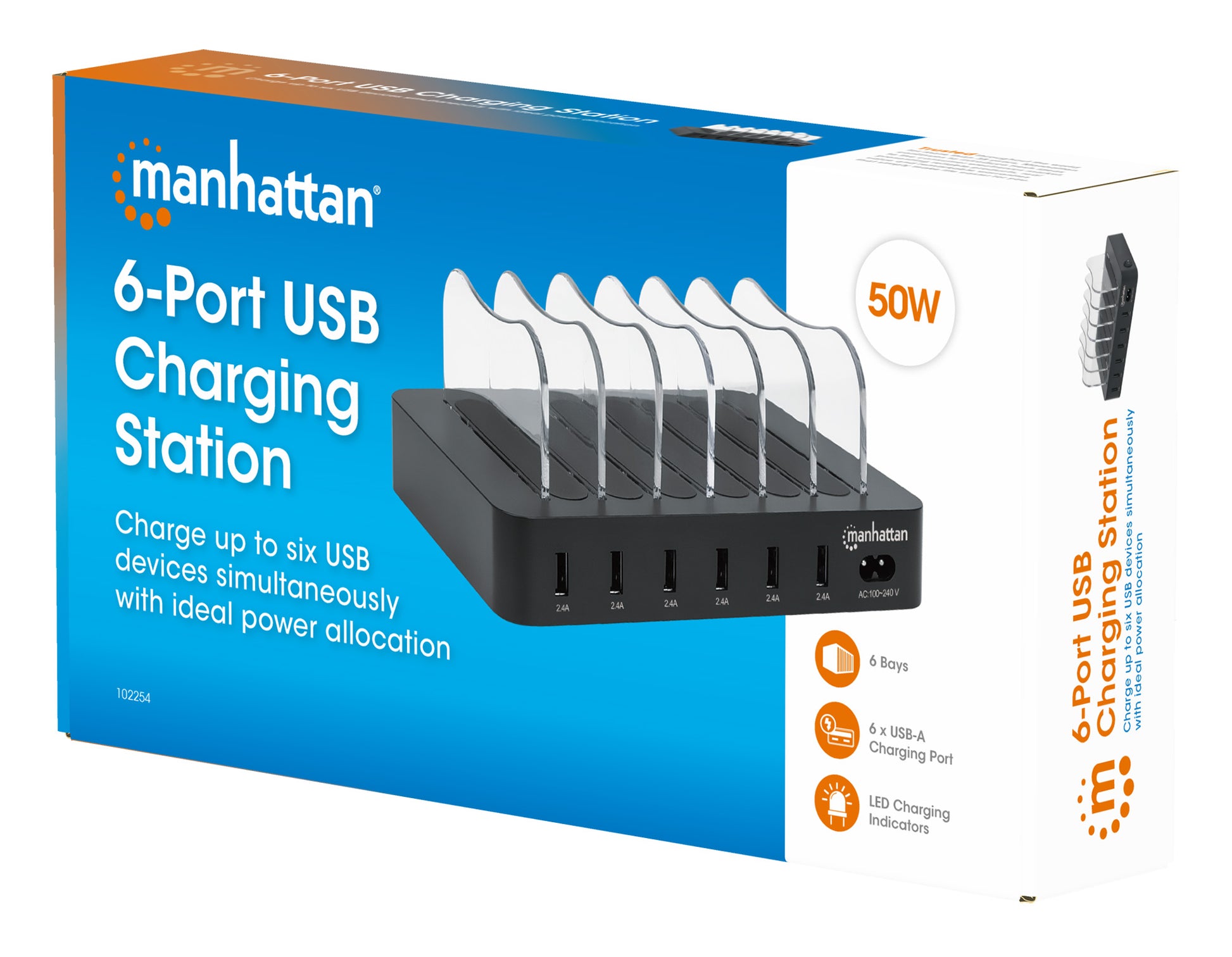 6-Port USB-Ladestation Packaging Image 2