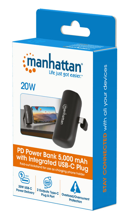 PD Powerbank 5.000 mAh mit integriertem USB-C-Stecker 20 W Packaging Image 2