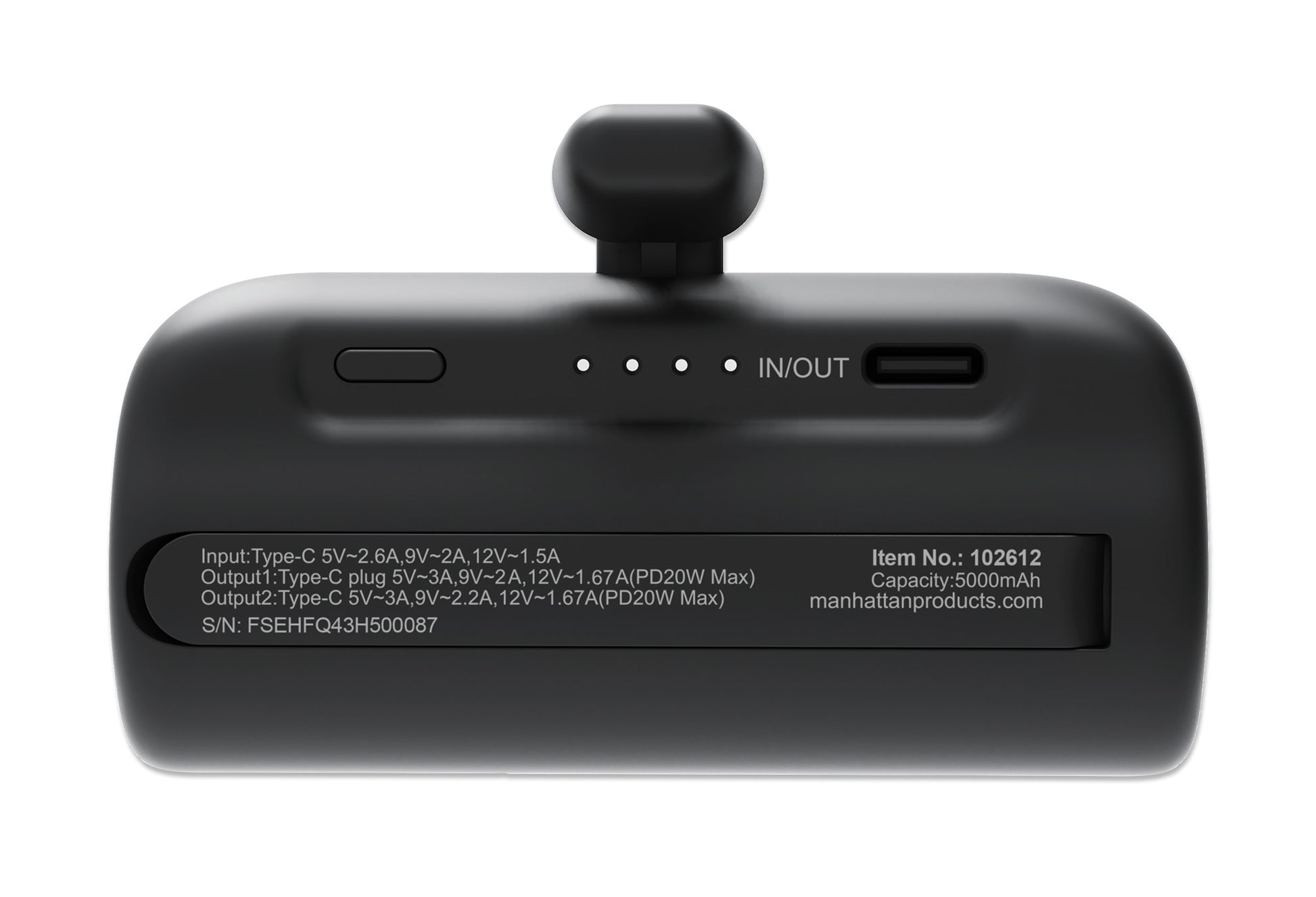 PD Powerbank 5.000 mAh mit integriertem USB-C-Stecker 20 W Image 5