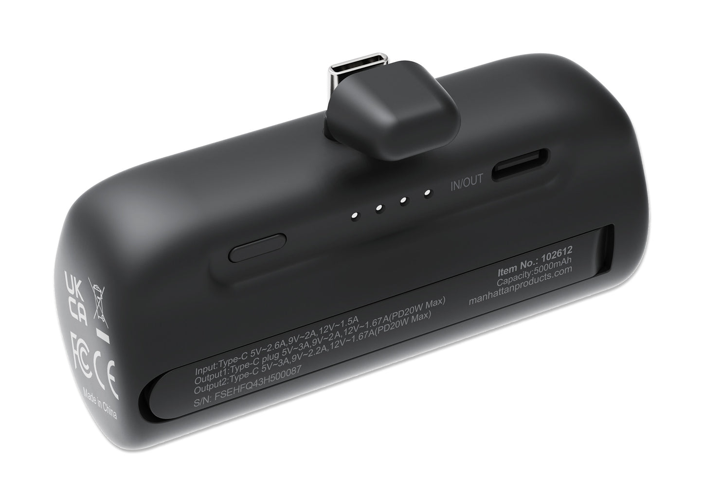 PD Powerbank 5.000 mAh mit integriertem USB-C-Stecker 20 W Image 7