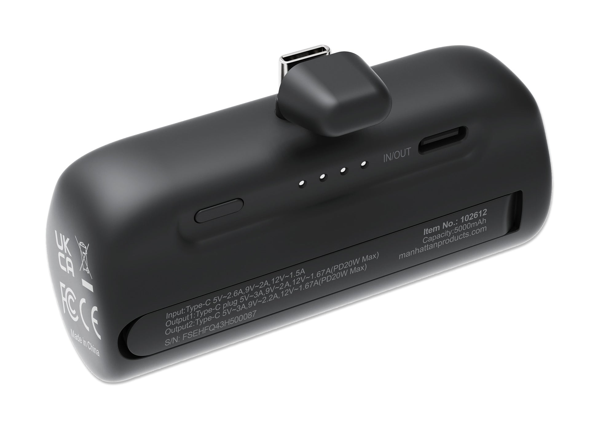 PD Powerbank 5.000 mAh mit integriertem USB-C-Stecker 20 W Image 7