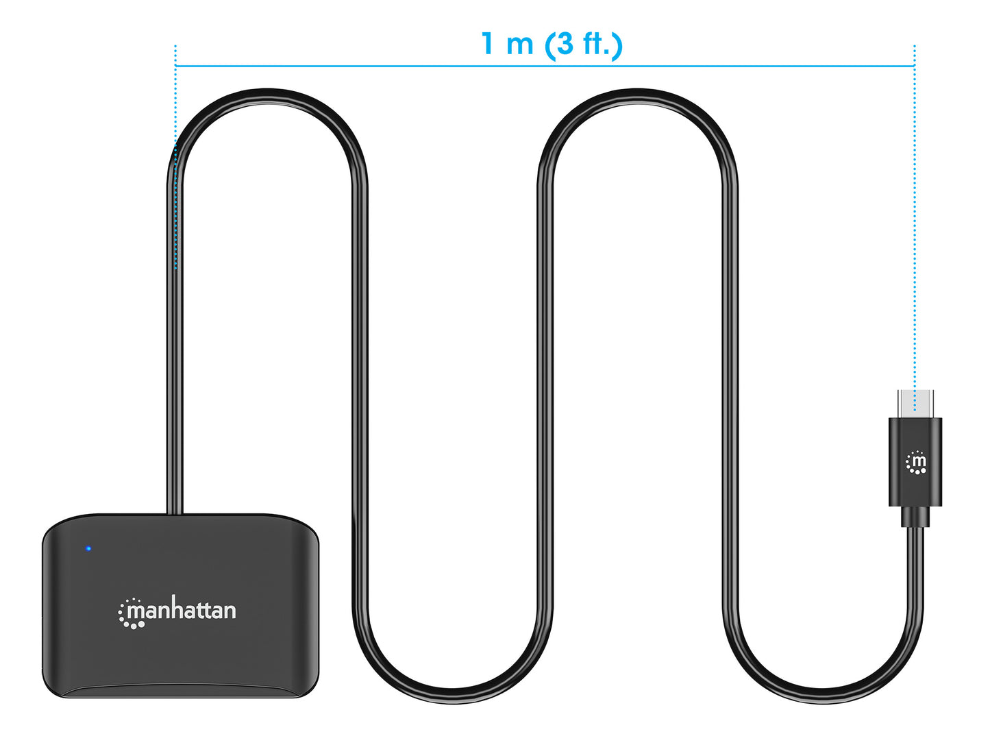 USB-C Chipkartenleser / Smartcard-Lesegerät mit microSD-Slot Image 10