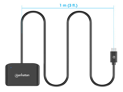 USB-C Chipkartenleser / Smartcard-Lesegerät mit microSD-Slot Image 10