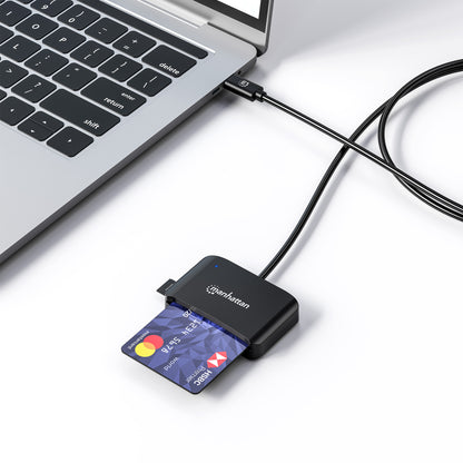USB-C Chipkartenleser / Smartcard-Lesegerät mit microSD-Slot Image 7