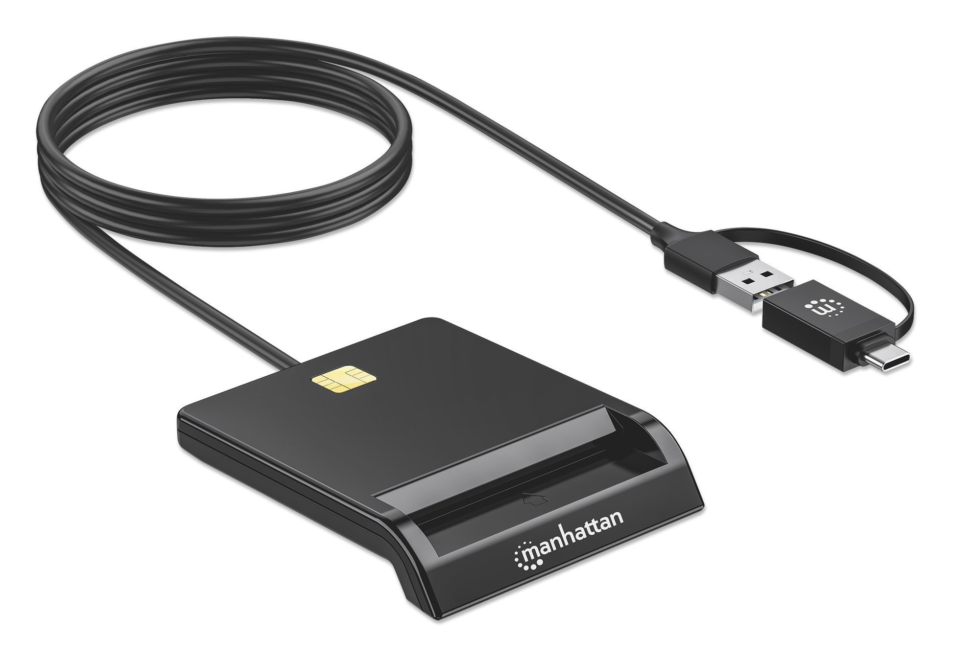 Chipkartenleser/ Smartcard-Lesegerät mit USB-C / USB-A Kombo-Stecker Image 5