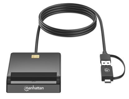 Chipkartenleser/ Smartcard-Lesegerät mit USB-C / USB-A Kombo-Stecker Image 6