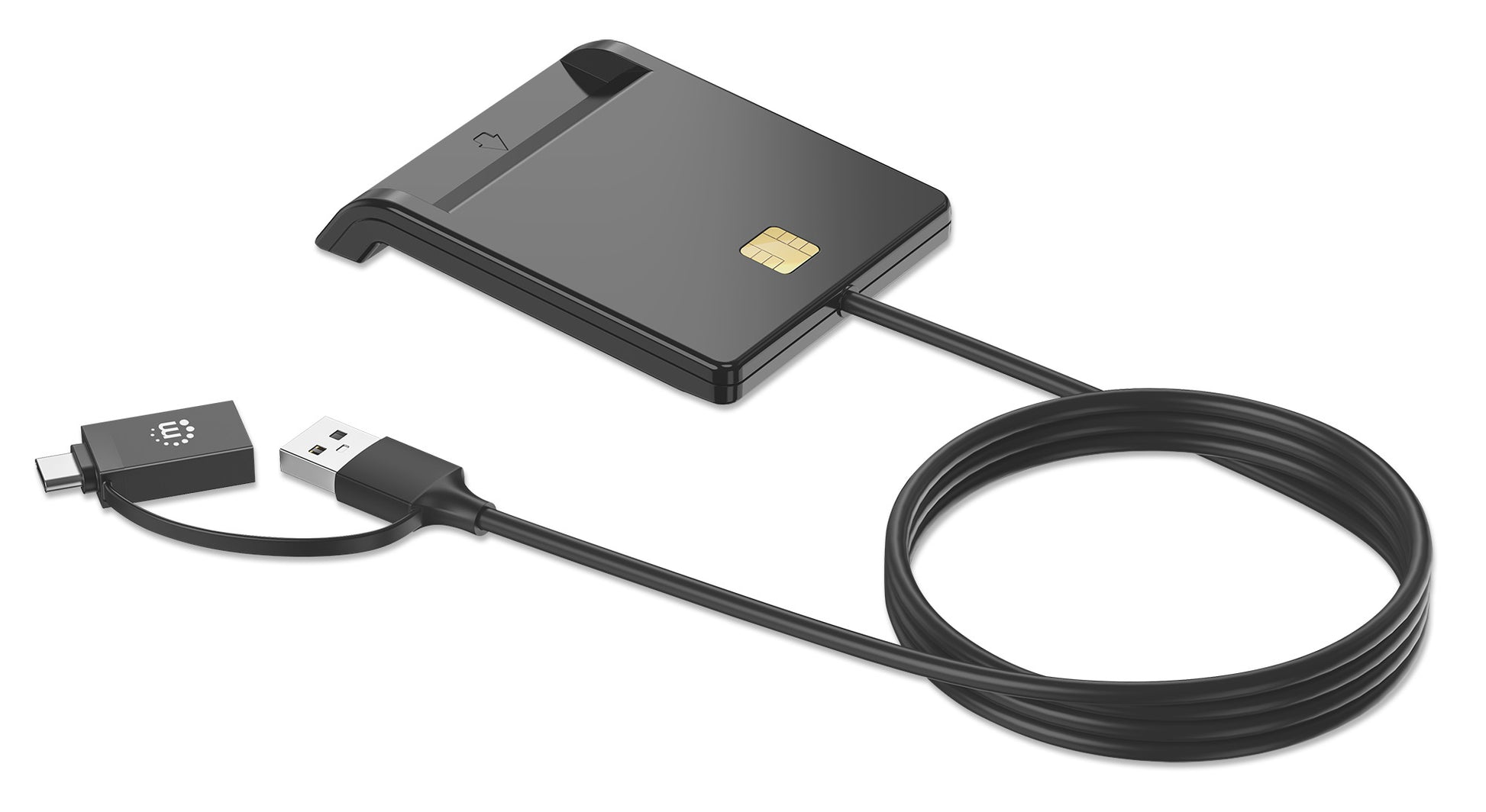 Chipkartenleser/ Smartcard-Lesegerät mit USB-C / USB-A Kombo-Stecker Image 7