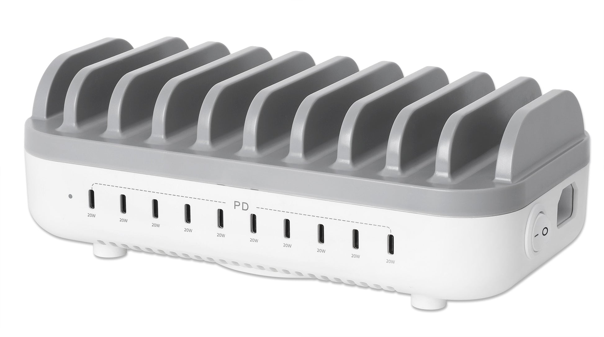 10-Port USB-C Power Delivery-Ladestation - 20W pro Port Image 1