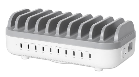 10-Port USB-C Power Delivery-Ladestation - 20W pro Port Image 1