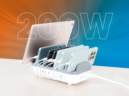 10-Port USB-C Power Delivery-Ladestation - 20W pro Port Image 6