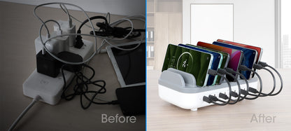 10-Port USB-C Power Delivery-Ladestation - 20W pro Port Image 9