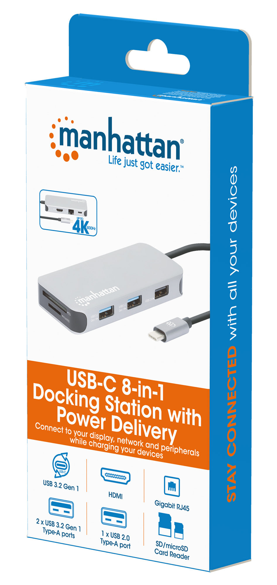 USB-C 8-in-1-Dockingstation mit Power Delivery Packaging Image 2