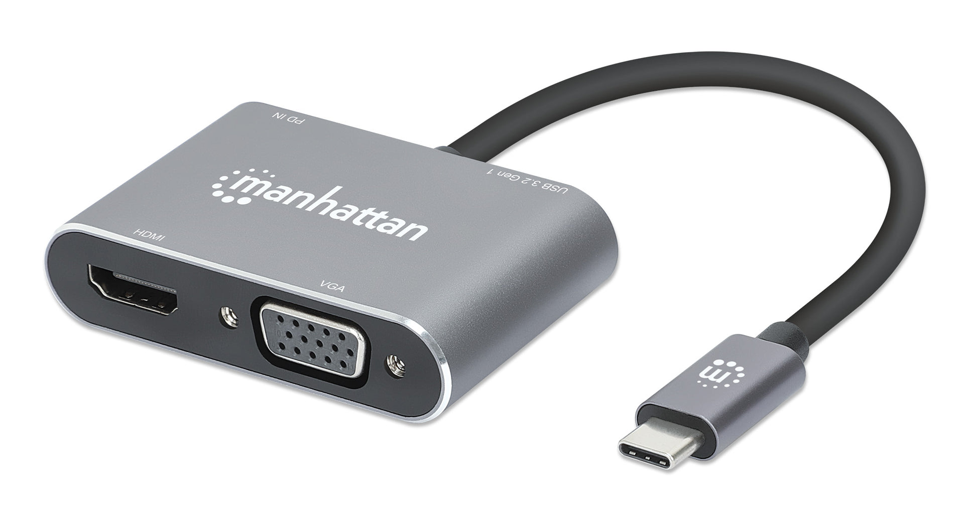 USB-C auf HDMI & VGA 4-in-1 Docking-Konverter mit Power Delivery Image 1