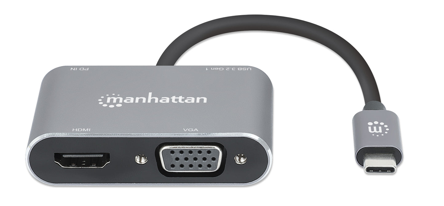 USB-C auf HDMI & VGA 4-in-1 Docking-Konverter mit Power Delivery Image 4