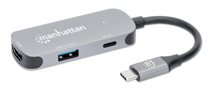 USB-C auf HDMI (4K@30Hz) 3-in-1 Docking-Konverter mit Power Delivery Image 1