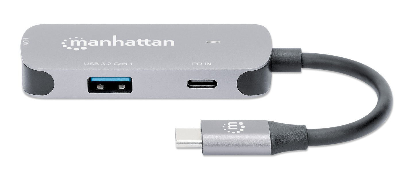 USB-C auf HDMI (4K@30Hz) 3-in-1 Docking-Konverter mit Power Delivery Image 4
