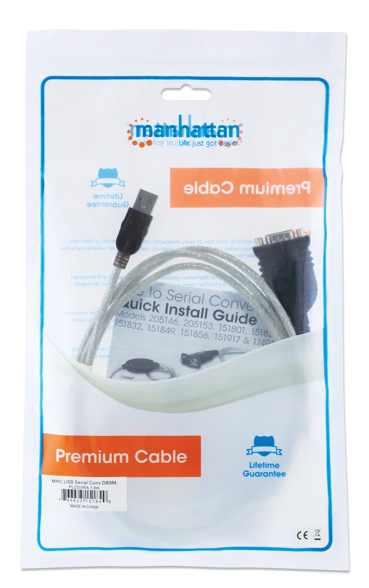 USB-A auf Seriell-Konverter, 1,8 m Packaging Image 2
