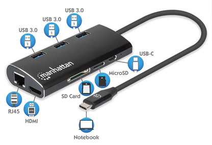 USB 3.2 Gen 1 USB-C Multiport-Adapter Image 7