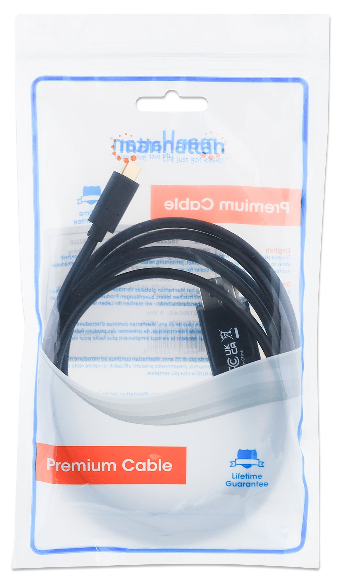 USB-C auf DisplayPort-Adapterkabel Packaging Image 2