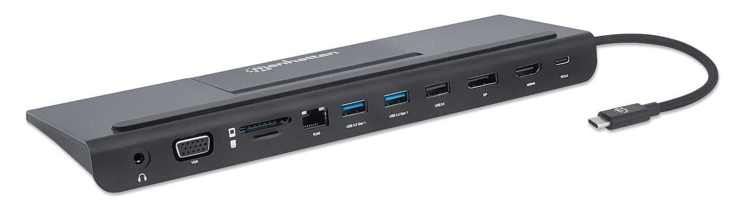 USB-C 11-in-1-Dockingstation mit MST für drei Monitore Image 3
