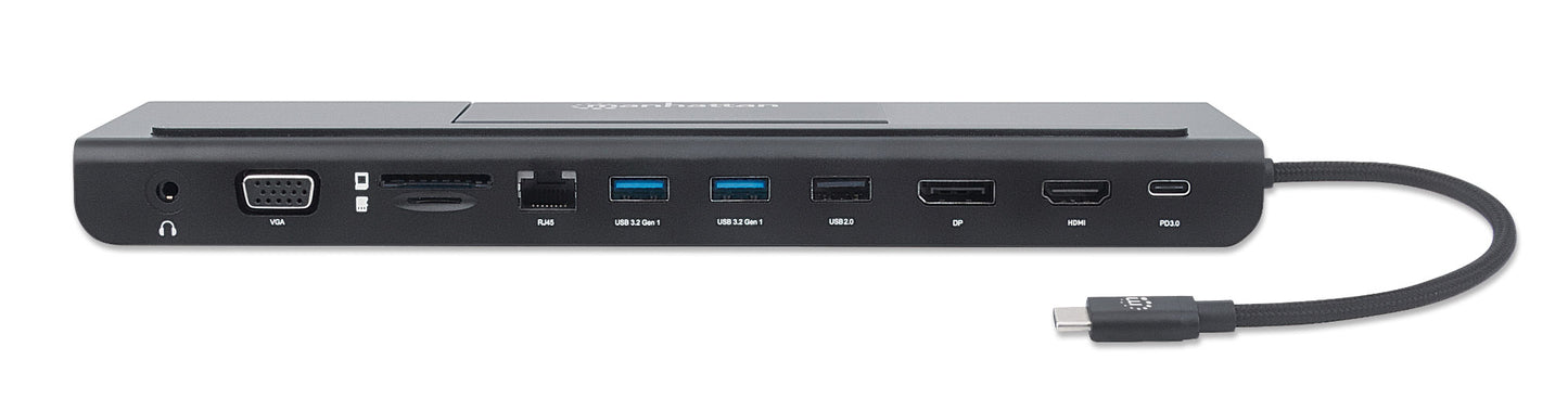 USB-C 11-in-1-Dockingstation mit MST für drei Monitore Image 4