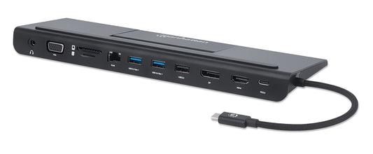 USB-C 11-in-1-Dockingstation mit MST für drei Monitore Image 1