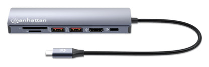 USB-C PD 7-in-1 4K Dockingstation / Multiport-Hub Image 5
