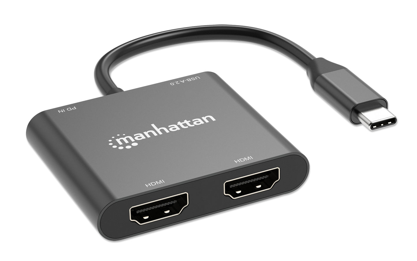 USB-C PD auf Dual-HDMI-Monitor-Adapter für Laptop und Tablet Image 4