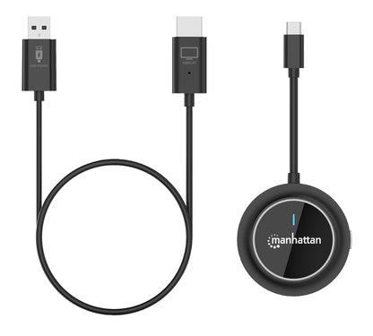 1080p Wireless HDMI-Display-Präsentationsset mit 4 USB-C-Sendemodulen Image 6