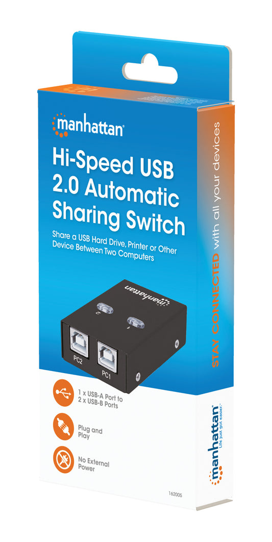2-Port USB 2.0-Umschalter Packaging Image 2