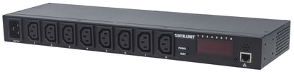 19" 8-fach IP-Steckdosenleiste / Smart PDU mit C13-Kaltgerätesteckdosen Image 1