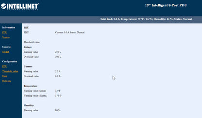 19" 8-fach IP-Steckdosenleiste / Smart PDU mit C13-Kaltgerätesteckdosen Image 7